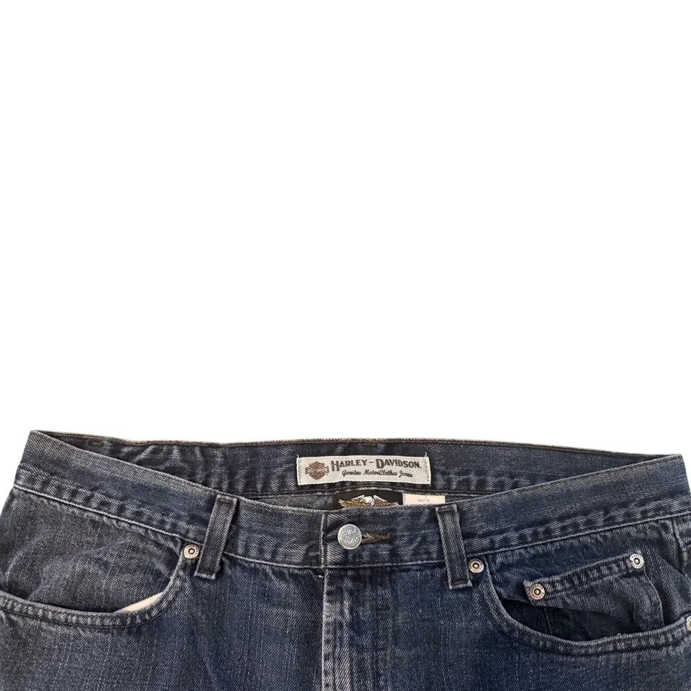 Harley-Davidson Medium Wash‎ Straight Leg Denim Jeans Men's 36x30